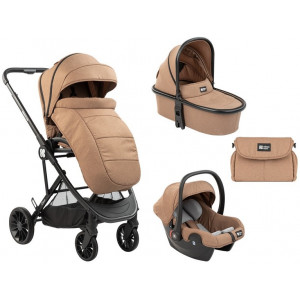 Stroller Kikka Boo 3 iin 1 Cherie Beigi