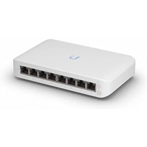 Ubiquiti UniFi Switch USW-Lite-8-POE, 8-Port Gigabit RJ45, 4xPoE+ IEEE 802.3af/at , 52W POE supply, Non-Blocking Throughput: 8 Gbps, (retelistica switch/сетевой коммутатор)