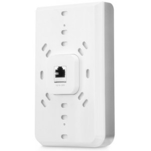 Ubiquiti UniFi AP In-Wall HD (UAP-IW-HD), In-Wall 802.11ac Wave 2 Wi-Fi Access Point, 5xGbE RJ45 ports, 5 GHz (4x4 MU-MIMO) band 1.733 Gbps, 2.4 GHz (2x2 MIMO) band 300 Mbps, 200+ concurrent client capacity, 802.3af PoE, 802.3at PoE+