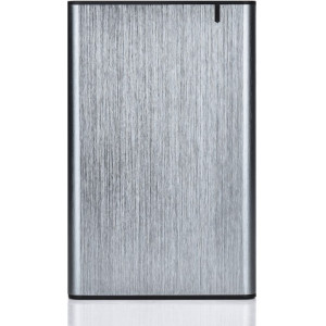  Gembird EE2-U3S-6, USB 3.1 2.5'' enclosure with USB Type-C port, brushed aluminum, Black