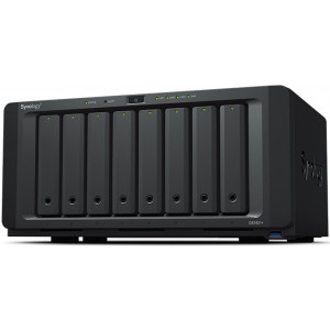 SYNOLOGY DS1821+, 8-bay, AMD Ryzen 4-core 2.2GHz, 4Gb*1+1Slot, 2xM.2 NVMe, 4x1GbE, PCIe