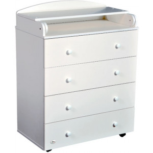 1048 Комод детский Oliver Mario (белый)