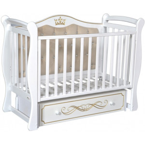 1076 Детская кровать Oliver Brianna Elegance (белый)