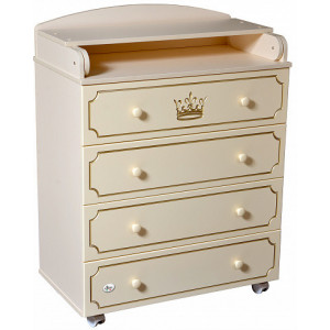 1068 Комод детский Oliver Fabio Lux слоновая кость