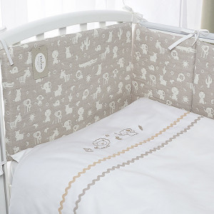 Комплект постельных принадлежностей для детей "Toys" т.м.Perina, арт. ТС6-02.4 (рис. Зверюшки песочные) (страна пр-ва: РБ)