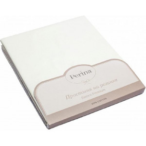 Простыня на резинке детская (Молочный) т.м.Perina, арт. ПРО-125х75.2 (страна пр-ва: РБ)