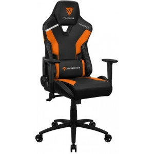 Gaming Chair ThunderX3 TC3 Black/Tiger Orange, User max load up to 150kg / height 165-185cm
