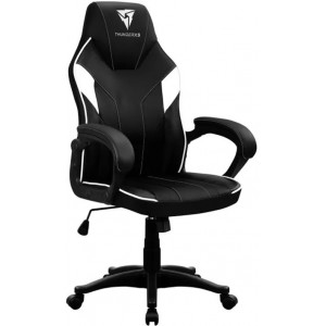 Gaming Chair ThunderX3 EC1  Black/White, User max load up to 150kg / height 165-180cm