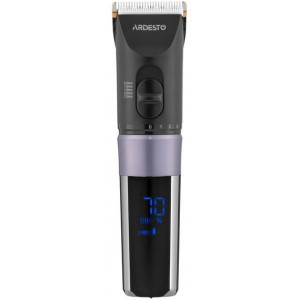 Машинка для стрижки Ardesto HC-Y40-DBS/3.7Вт/черный+металл/дисплей