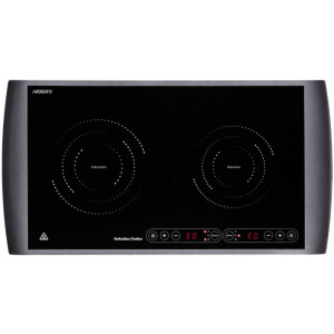 Индукционная электроплитка Ardesto ICS-B217 - 2 конфорки горизонт. 1300+1600Вт/ таймер/ черная