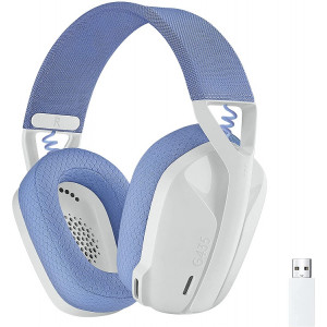 Wireless Gaming Headset Logitech G435, 40mm drivers, 20-20kHz ,45 Ohm, 83,1dB 165g 2.4 Ghz/BT White