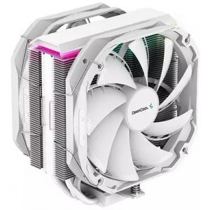 AC Deepcool AS500 PLUS WH (<29.2dBA, 500-1200RPM, 70.81CFM, 2x140mm, ARGB, PWM, 5x6mm, 1198g.)