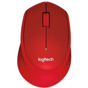Logitech  M330 Silent Plus Wireless Red, Optical Mouse for Notebooks, nano receiver, 910-004911