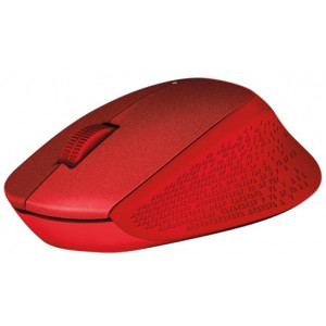 Logitech  M330 Silent Plus Wireless Red, Optical Mouse for Notebooks, nano receiver, 910-004911