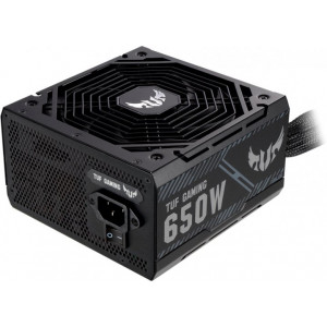  650W ATX Power supply ASUS TUF-GAMING-650B, 650W, 80 Plus Bronze, EPS12V, Military-grade Certification, Dual ball Fan Bearings, Protective PCB Coating, 135mm Axial-tech Fan, 0dB Technology, Sleeved Cables (sursa de alimentare/блок питания)