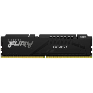 16GB DDR5-6000MHz  Kingston FURY Beast (KF560C40BB-16), CL40-40-40, 1.35V, Intel XMP 3.0, Black 