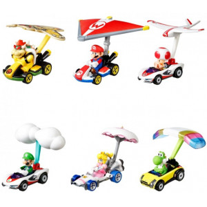 HW Mario Kart Planor in asort.