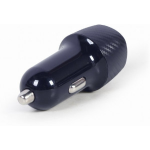 USB Car Charger - TA-U2QC3-CAR-02, 2-port USB car fast charger, Type-C PD, 18 W, black
