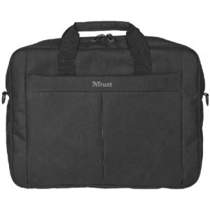 Trust NB bag 16" Primo Carry, arge main compartment (385 x 315 mm) to fit most laptops with screens up to 16",  Zippered front compartment for charger, smartphone, wallet etc, Black