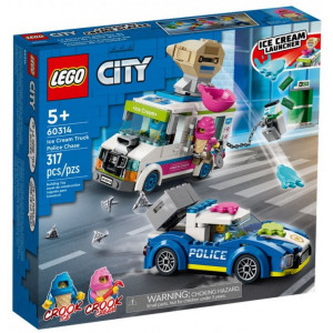 Конструктор Lego City Погоня полиции за грузовиком с мороженым 60314