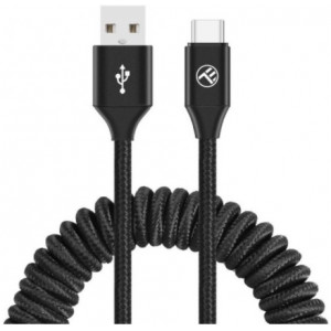 Cable USB - Type-C, 3A, 1.8m, Tellur Black  TLL155395