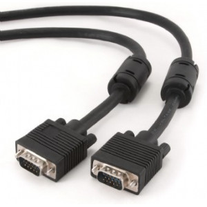 Cable VGA M/M 5m HD15M/HD15M, Cablexpert CC-PPVGA-5M-B