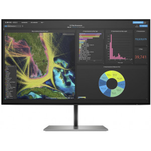 HP Z27k G3 4K USB-C Display (5ms GtG, 10M:1, 350cd, 3840x2160, 99%sRGB, USB Type-C port with DP Alt Mode, USB upstream data, and power delivery up to 100 W, HDMI, DP, RJ-45, USB 3.0, Low Blue Light)