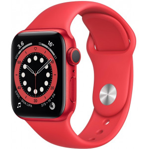 Смарт часы Apple Watch Series 6 40mm M00A3 PRODUCT(RED) Aluminium Case with RED Sport Band