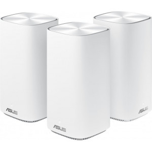 ASUS ZenWiFi AC Mini CD6 (3 Pack), White, AC1500 enhanced AC performance : 600+867 Mbps, Dual Band 2.4GHz 4x4/5GHz 2x2, WAN:1xRJ45 LAN: 3xRJ45 10/100/1000