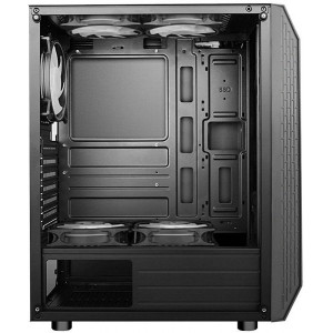2E GAMING Computer case DOMINATOR (G3305) MidT, 2xUSB2.0,1xUSB3.0, 3x120mm ARGB,TG (side panel),without PSU,black
