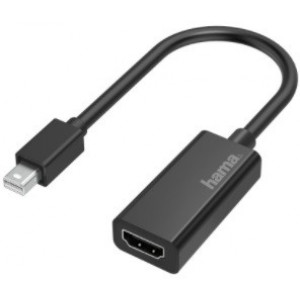 Hama Video Adapter, Mini DisplayPort Plug - HDMI™ Socket, Ultra-HD 4K