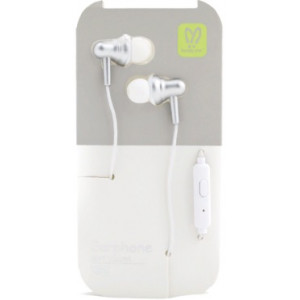 Keeka In-Ear Headphones Q31, Silver 