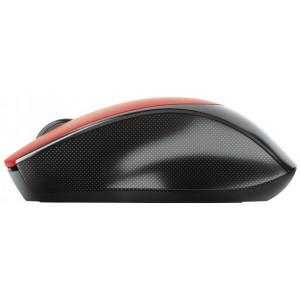 Trust Zaya Wireless Rechargeable Optical Mouse, 2.4GHz, Nano receiver, 800/1600 dpi, 4 button, USB, Red