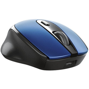 Trust Zaya Wireless Rechargeable Optical Mouse, 2.4GHz, Nano receiver, 800/1600 dpi, 4 button, USB, Blue
