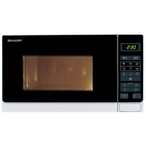 Microwave Oven Sharp R242WW, 20L, 800W. 5 power levels, white