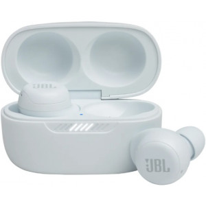 True Wireless JBL LIVE Free NC+ White TWS Adaptive Noise Cancelling