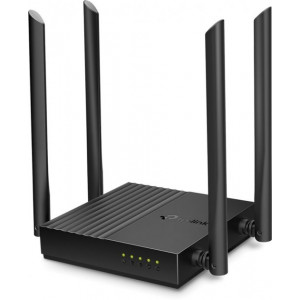 TP-LINK Archer C64, AC1200 Dual-Band Wi-Fi Router, SPEED: 400 Mbps at 2.4 GHz + 867 Mbps at 5 GHz, SPEC: 4? Antennas, 1? Gigabit WAN Port + 4? Gigabit LAN Ports, FEATURE: Tether App, WPA3, Access Point Mode, IPv6 Supported, IPTV, Beamforming, Smart Connec