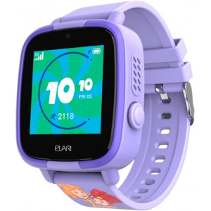 Умные часы детские Elari FixiTime Fun, Puprle