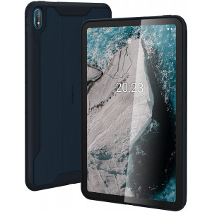 Tablet Case Book PU Leather for Nokia T20, Black