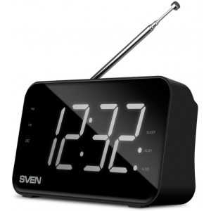 Speakers SVEN Tuner SRP-100 2W,FM,LED, built-in clock and alarm, battery