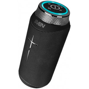 Speakers SVEN PS-285, Black, 20W, Waterproof (IPx7), TWS, Bluetooth, FM, USB, microSD, 3000mA*h