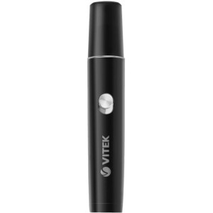 Trimmer VITEK VT-2555, Rechargeable battery operation  (operating time 45 minutes, charging time 8 hours), 20 cutting lengths, black