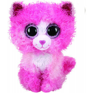 BB REAGAN - pink cat with curly hair 24 cm
