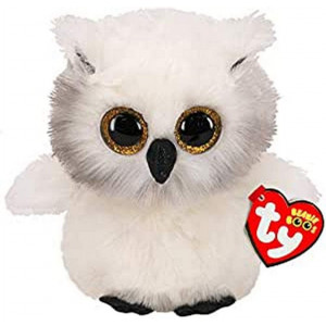 BB AUSTIN - white owl 24 cm