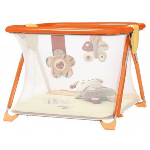 Манеж "Природная любовь" 105*105 бежевый