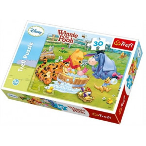 Trefl Puzzle 30 Piglet is taking a bath / Disney Winnie the Pooh
