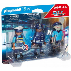 Playmobil PM70669 Police Figure Set
