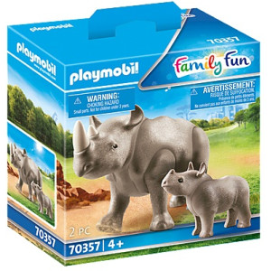Playmobil PM70357 Rhino with Calf