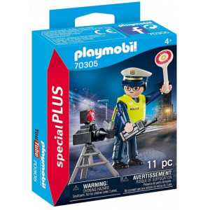 Playmobil PM70305 Police Officer with Speed Trap