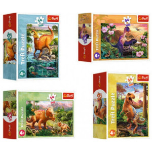 Trefl Puzzles - 54 Mini - Amazing dinosaurs
